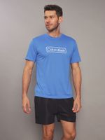 Polera Rash Guard Azul Calvin Klein