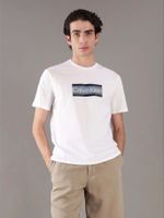 Polera Calvin Band Stripe Blanco Calvin Klein