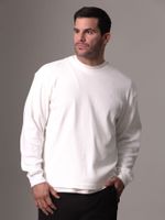 Polera LS Slub Rib Blanco Calvin Klein