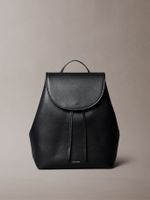 Mochila D Solapa Cierre Con Cordón Negro Calvin Klein