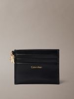 Tarjetero de Cuero con Cremallera Negro Calvin Klein