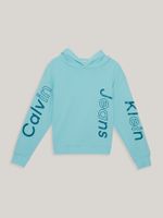 Polerón con Gorro Niño Maxi Azul Calvin Klein