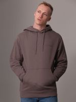 Polerón con Gorro Institutional Café Calvin Klein