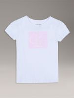 Polera Niña Classic Para Niña Blanco Calvin Klein
