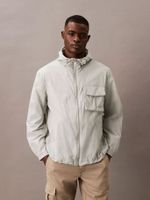 Cortaviento de Nailon Beige Calvin Klein