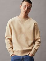 Polerón Badge Beige Calvin Klein