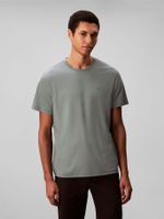 Polera Supima con Logo Bordado Verde Calvin Klein