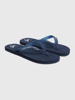 Sandalias con Logotipo Azul Calvin Klein