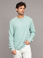 Polerón Garment Dye Verde Calvin Klein