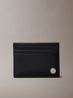 Tarjetero de Monograma Negro Calvin Klein