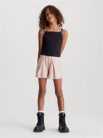 Falda Short Tape Skort Rosado Calvin Klein