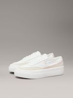 Zapatillas de Lona Flatform Blanco Calvin Klein