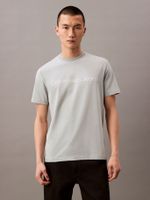 Polera Regular con Logotipo Gris Calvin Klein