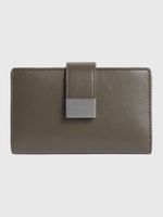Billetera Snap Medium Cafe Calvin Klein
