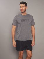 Polera Rash Guard Gris Calvin Klein