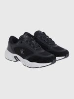 Zapatillas de Cuero Retro Negro Calvin Klein