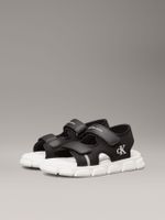 Sandalias Niño con Doble Velcro Negro Calvin Klein