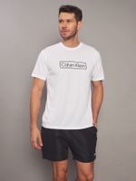Polera Rash Guard Blanco Calvin Klein