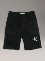 Short Niño Cargo Essential Negro Calvin Klein