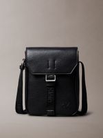 Bolso Cargo Reporter de Solapa Negro Calvin Klein