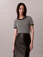 Blusa Monograma CK Negro Calvin Klein