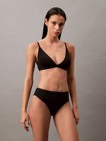 Sostén Triángulo Body Natural Negro Calvin Klein