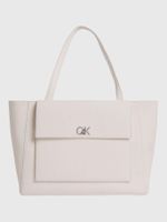 Cartera Tote Ck Medium Blanco Calvin Klein