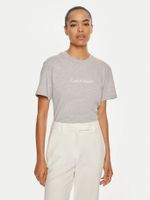 Polera Hero Logo Regular Gris Calvin Klein
