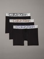 Pack de 3 boxer brief - Steel Micro Negro Calvin Klein