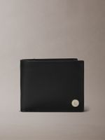 Billetera Tipo Billfold Metálicos Negro Calvin Klein