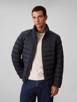 Parka Puffer y Cierre de Cremallera Azul Calvin Klein