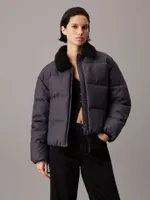 Parka Aviator Puffer Negro Calvin Klein