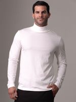 Polera LS Liquid Touch Blanco Calvin Klein