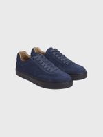 Zapatillas Lace Up Suede Azul Calvin Klein