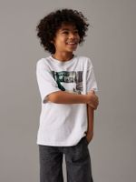 Polera Niño City Scene Relaxed Blanco Calvin Klein