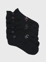 Pack 6 Calcetines Flat Knit Negro Calvin Klein