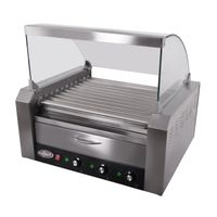 Roller Hot Dogs 11 Rodillos con Mantenedor de Pan