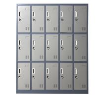 Locker Casillero Metálico 5 cuerpos 15 puertas