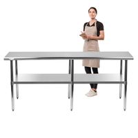 Meson Centro ECO Acero Inoxidable 240x60x85 cm.