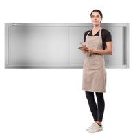 Mueble colgante acero inoxidable 180x65x40 cm