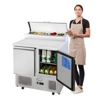 Mesón Refrigerado Pizzero 90 Cm. 300 Lt. Ac. Inox.