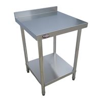 Meson muro 100% inoxidable 60x60x85(+6) cm