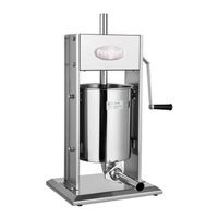 Embutidora Manual Vertical 3 Litros Acero Inox.