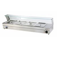 Vitrina de Calor Baño María Sobremesa 4 x GN 1/2