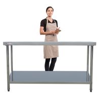 Meson Acero 100% Inoxidable Centro 2000x600x850