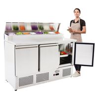 Mesón Refrigerado Pizzero 137 Cm. 380 Lt. Ac.Inox