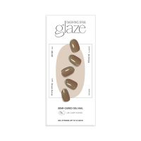 Uñas Postizas Glaze Semi-Cured Gel Nail: ZMC234N Brown Syrup