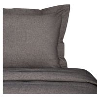 Funda de plumón 2 plazas 85% algodón - 15%poliéster color negro