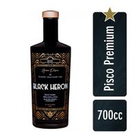 Pisco Ahumado Premium Black Heron 1 Unidad 700cc