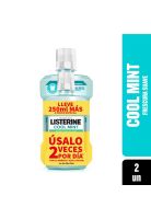 Enjuague bucal LISTERINE® Cool Mint Sin Alcohol 500+250 mL